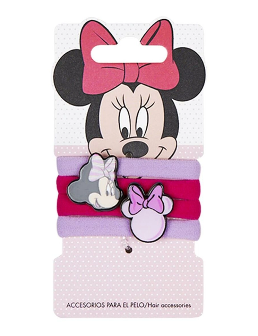 imagem de Elásticos Minnie Mouse 4 Peças Multicolor1