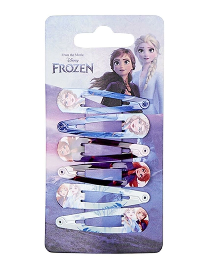 Frozen - Ganchos para o Cabelo Frozen 6 Peças Multicolor