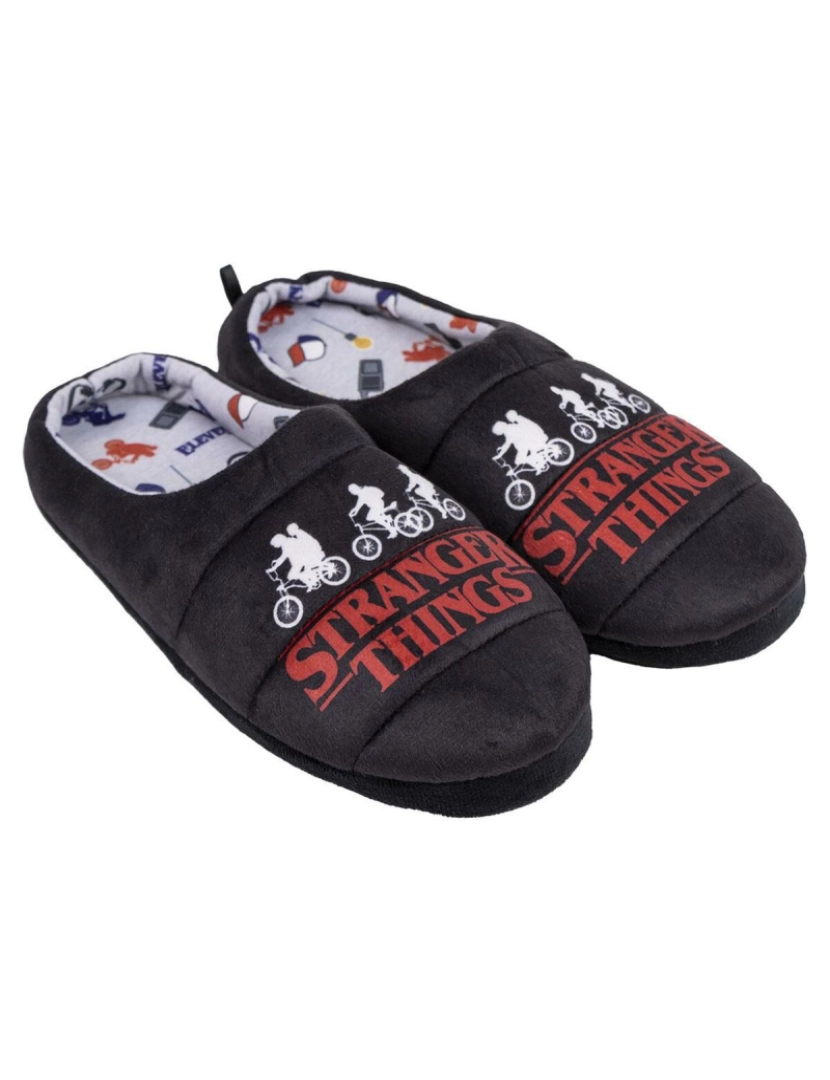 Stranger Things - Chinelos de casa Stranger Things Preto