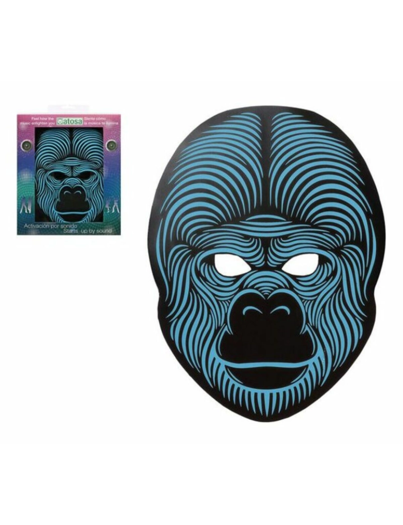imagem de Máscara LED Gorila1
