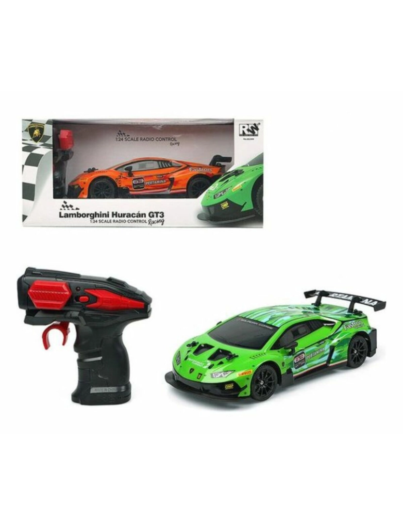 Bigbuy Fun - Carro Rádio Controlo Lamborghini 118415 1:24