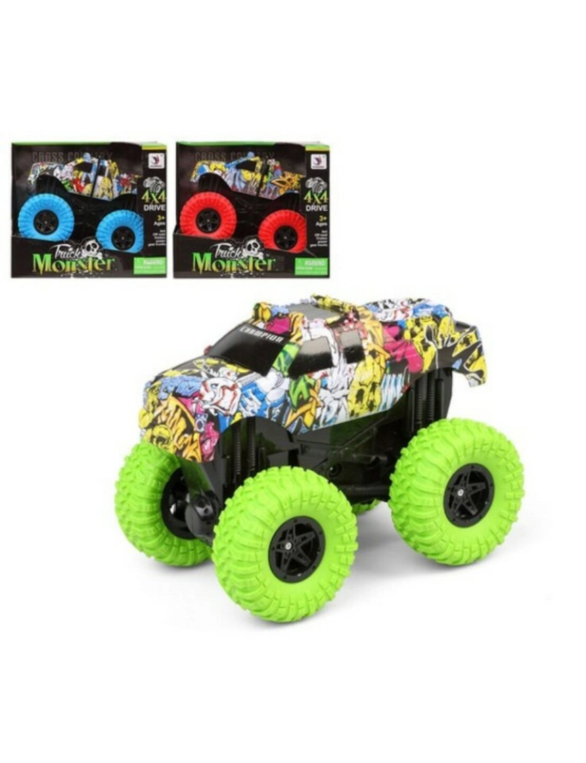 Bigbuy Fun - Monster Truck 4 x 4 (22 x 18,5 cm)