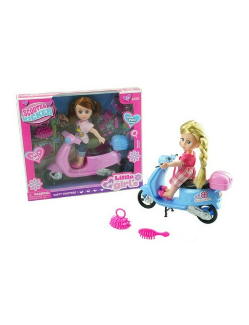 imagem de Boneca Scooter Little Girls 110685 26 x 22 cm1