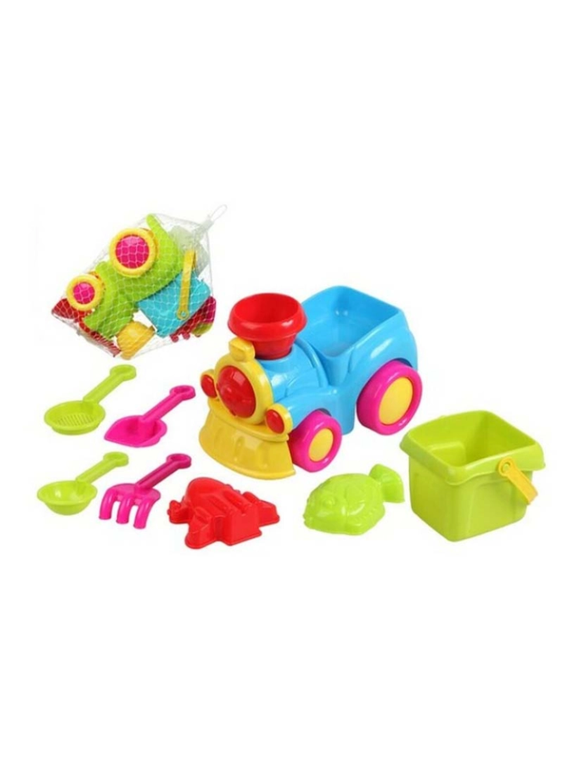 BB - Conjunto De Brinquedos De Praia Train (8 Pcs)