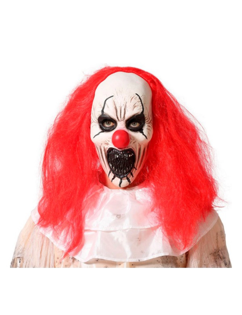 Bigbuy Carnival - Máscara Halloween Vermelho