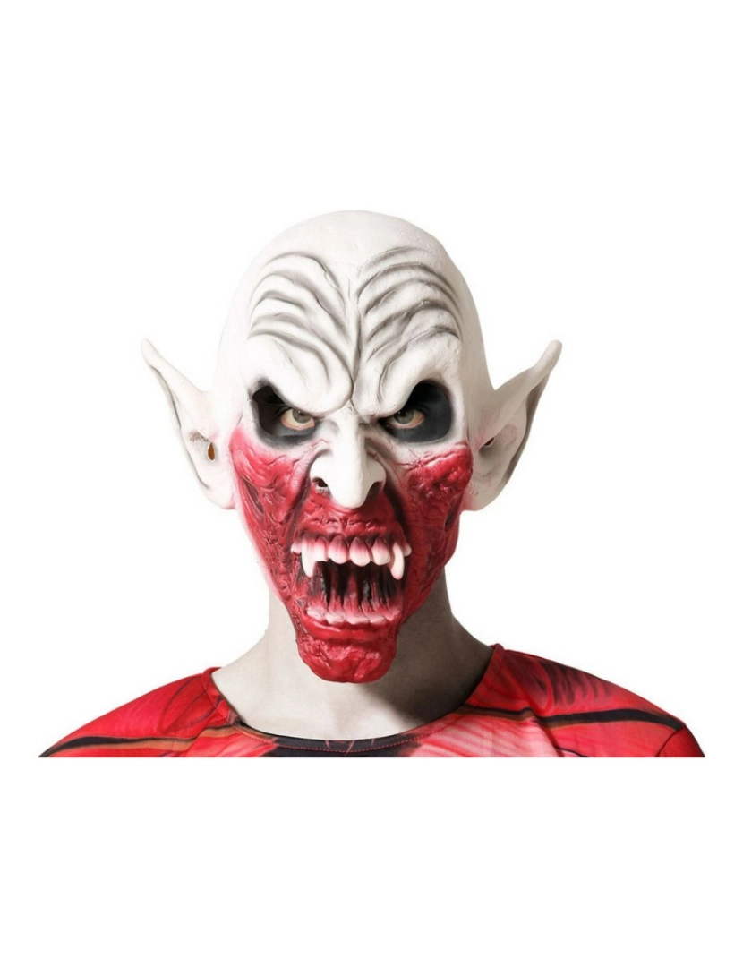 Bigbuy Fun - Máscara Halloween Monstro Branco