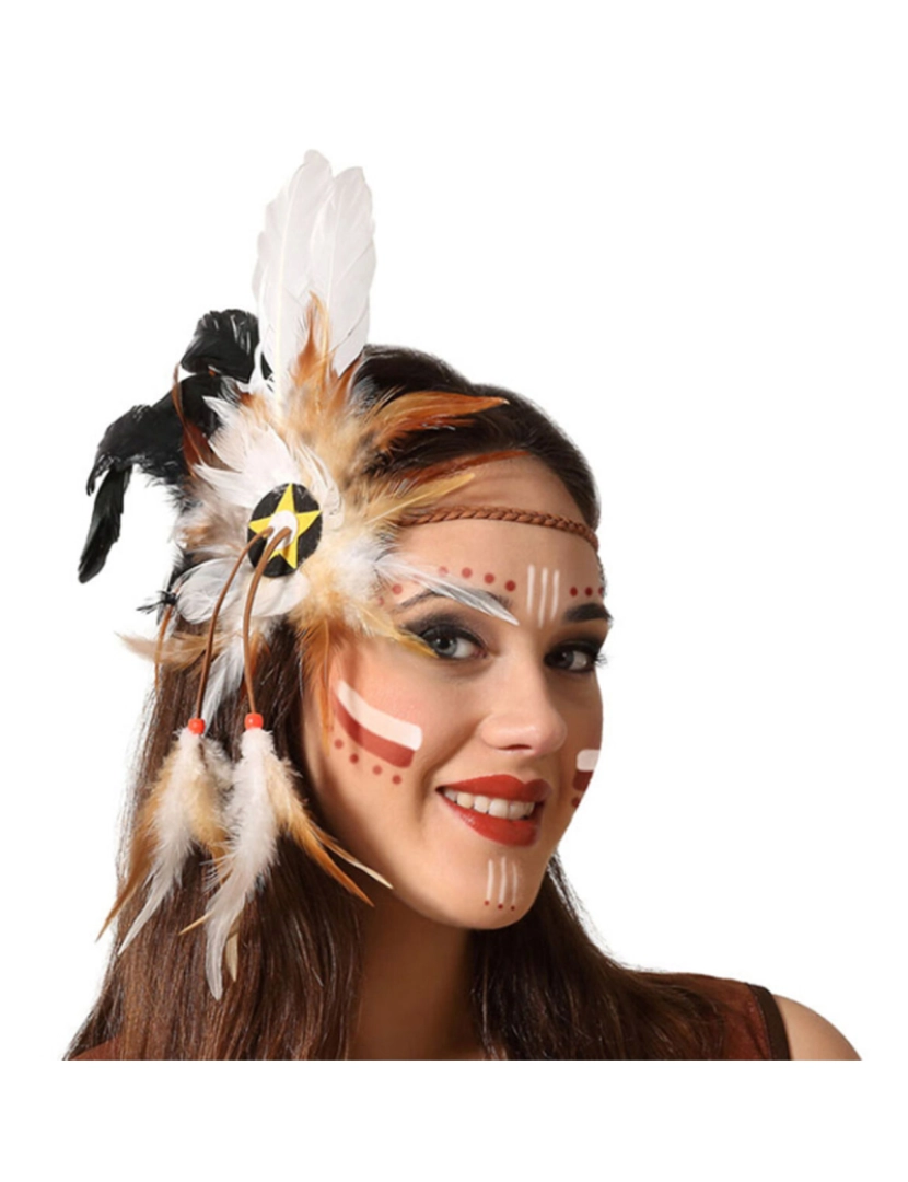 Bigbuy Carnival - Penteado 66990 Índio Americano