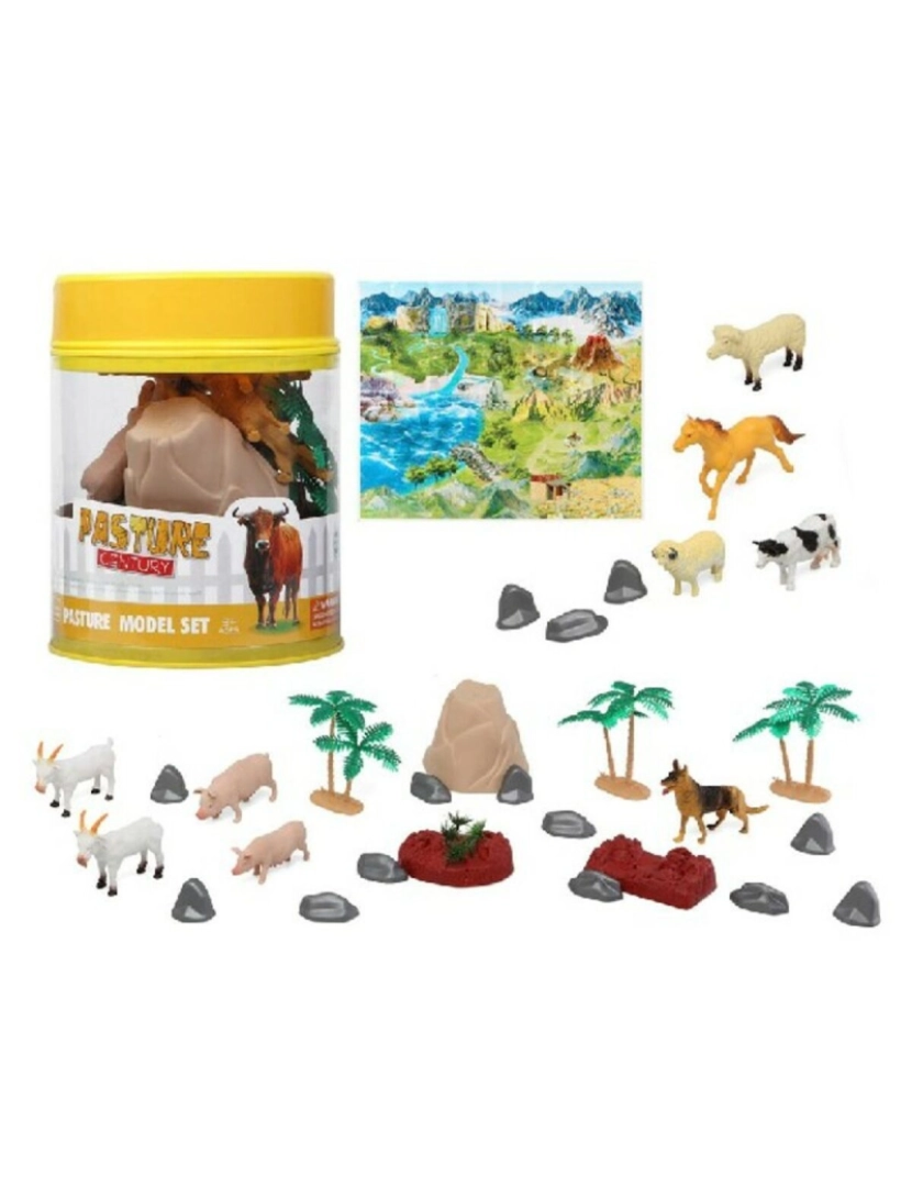 Bigbuy Kids - Figuras de animais Farm (23 x 20 cm) 23 x 20 cm (30 Unidades) (3 pcs)