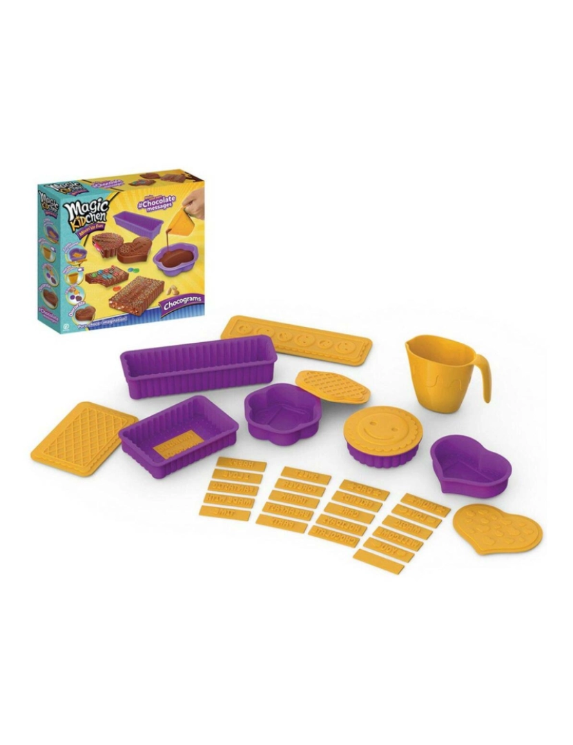 Magic Kidchen - Conjunto de Formas para Pastelaria Magic Kidchen Plástico 