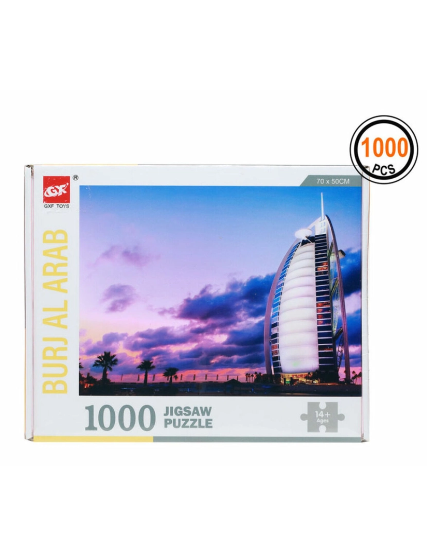 Bigbuy Kids - Puzzle Burj Al Arab 1000 pcs