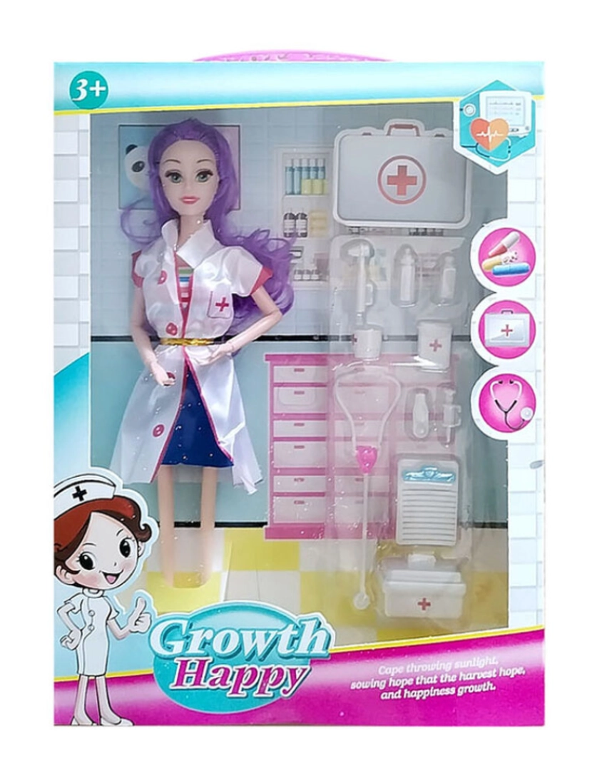 imagem de Boneca Growth Happy Doctor 32 x 24 cm1