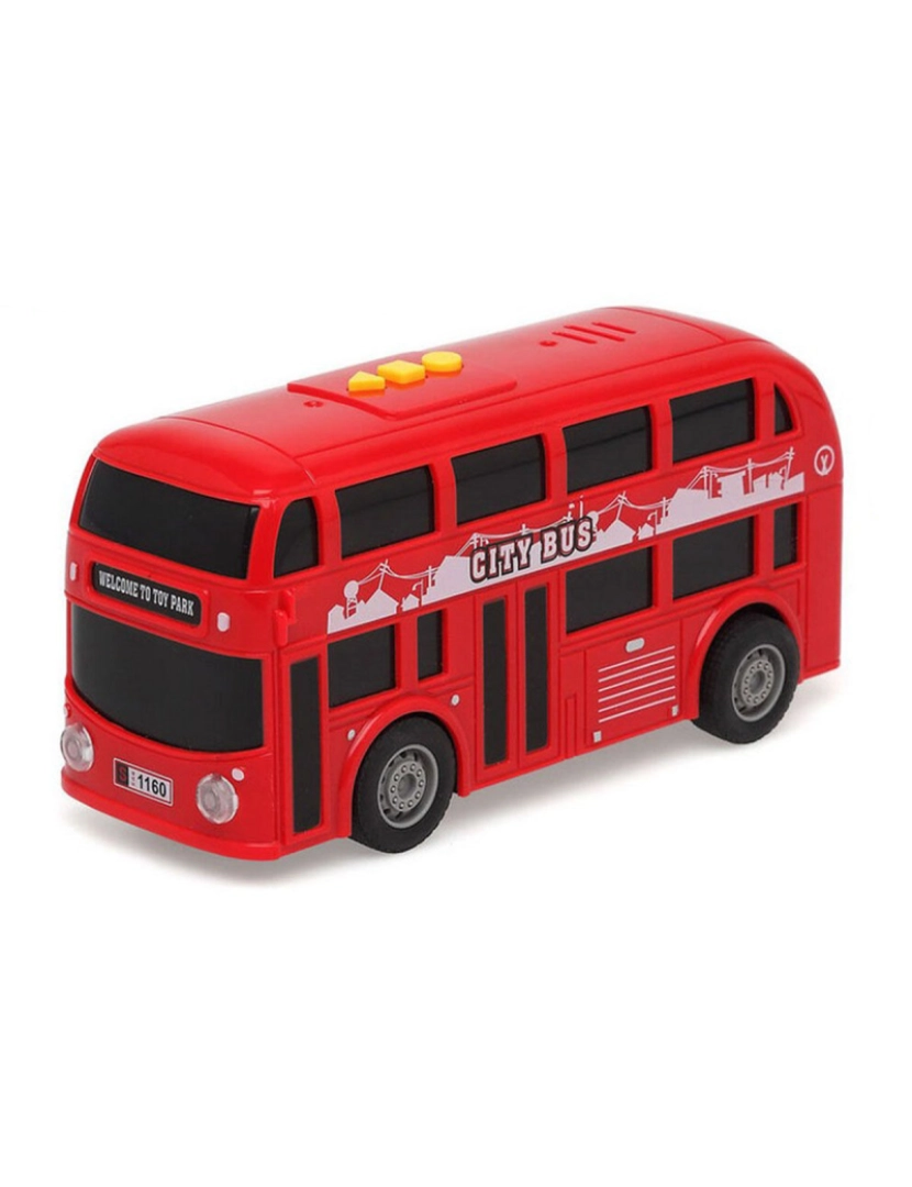 Bigbuy Fun - Autocarro Vermelho 21 x 13 cm