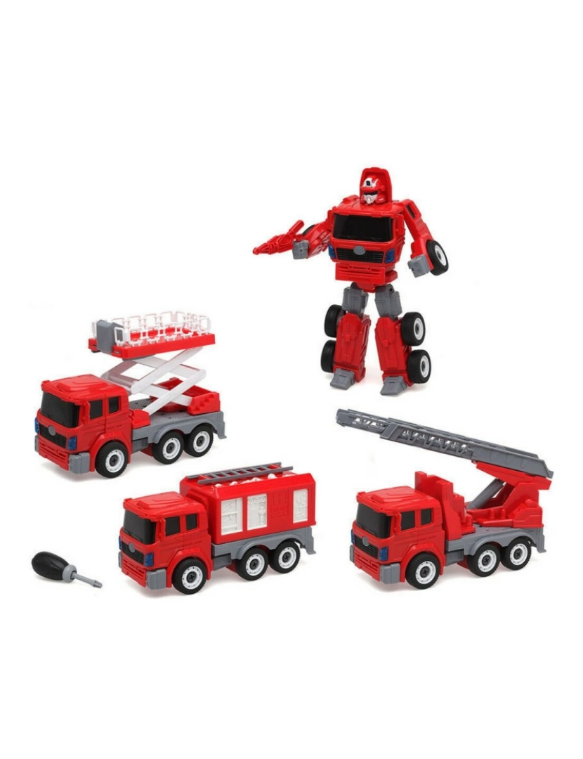 Bigbuy Kids - Transformers Leve Vermelho com som 53 x 34 cm