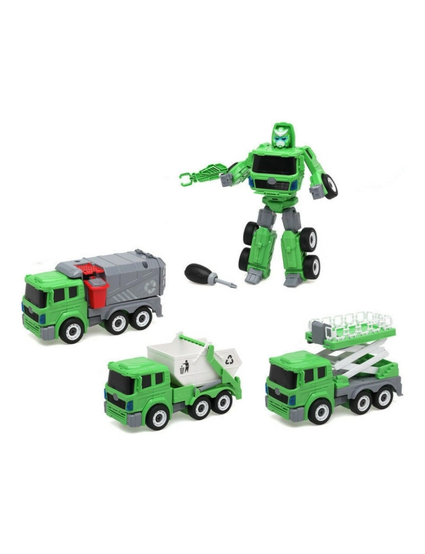 Bigbuy Kids - Transformers Leve Verde com som 52 x 34 cm