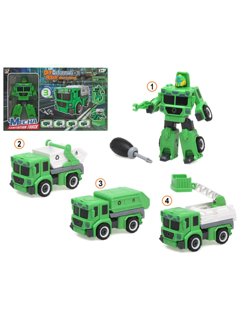 Bigbuy Kids - Transformers Verde 36 x 21 cm