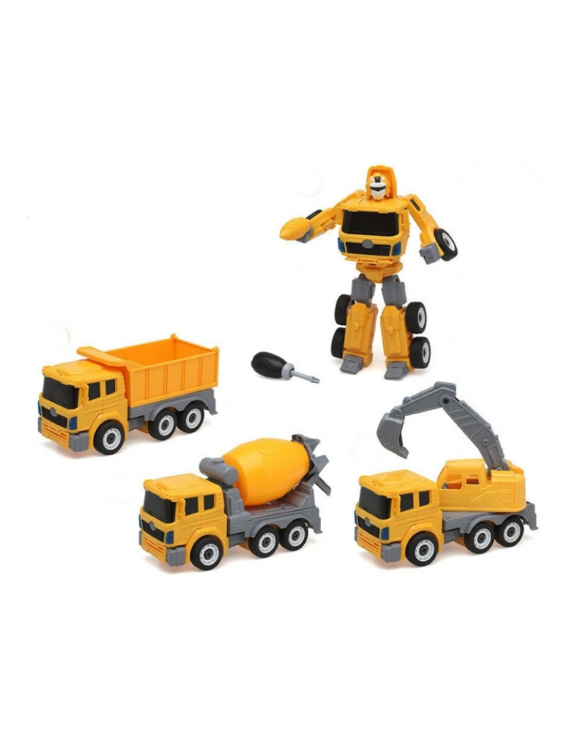 Bigbuy Kids - Transformers Leve Amarelo com som 52 x 34 cm