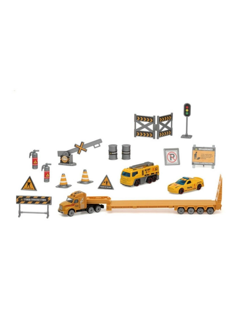 Bigbuy Kids - Camião City Rescue Construction 1:64 34 x 15 cm