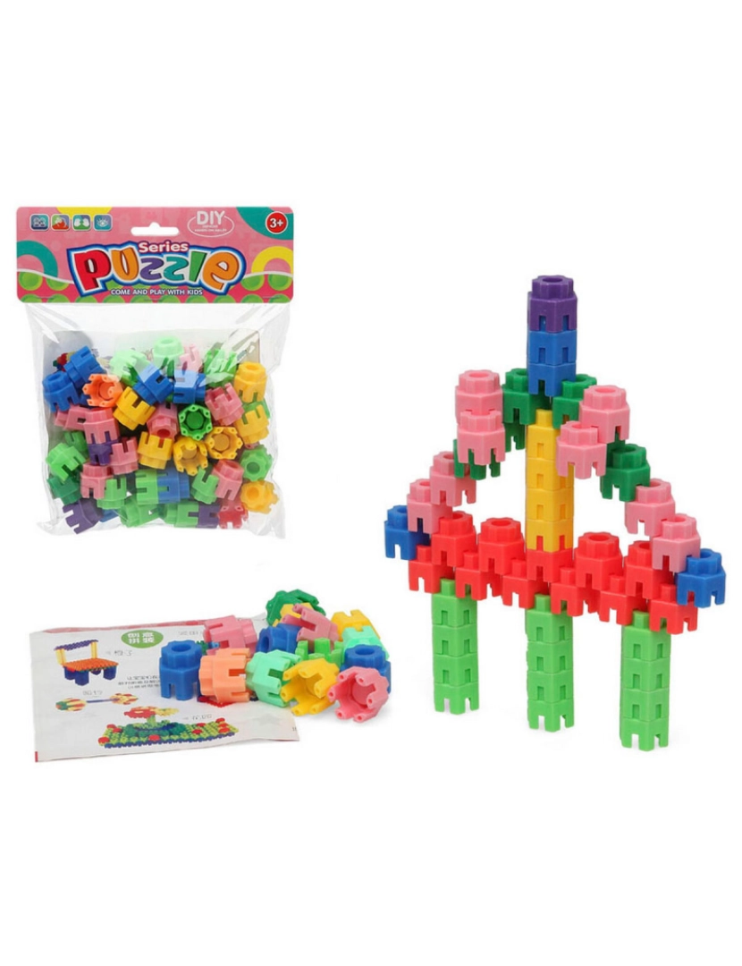 Bigbuy Kids - Jogo de Construção Series Puzzle