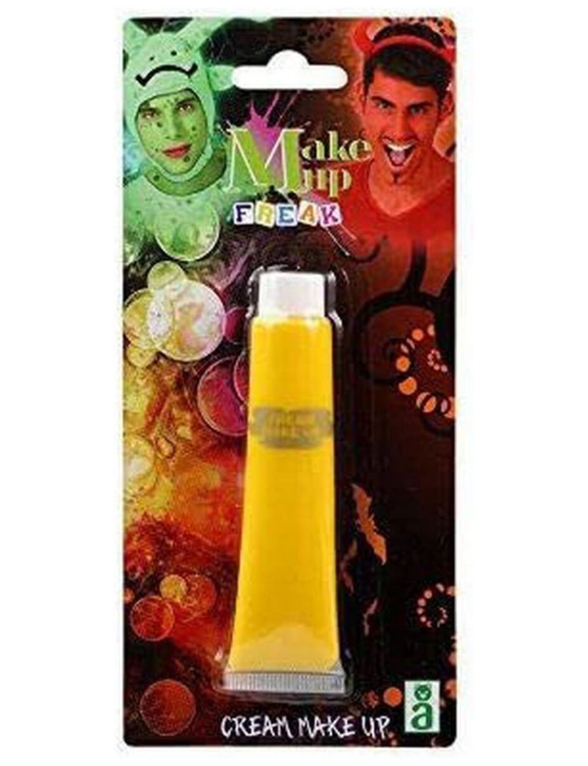 Bigbuy Carnival - Maquilhagem Creme Amarelo