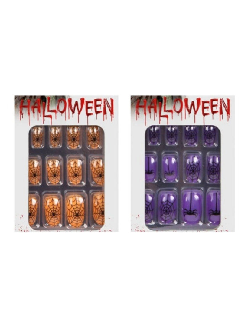 Bigbuy Carnival - Unhas postiças Halloween