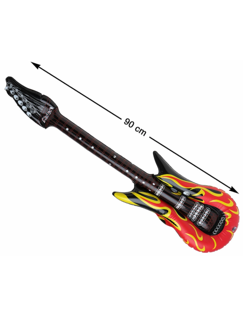 Bigbuy Carnival - Guitarra Insuflável 90 cm