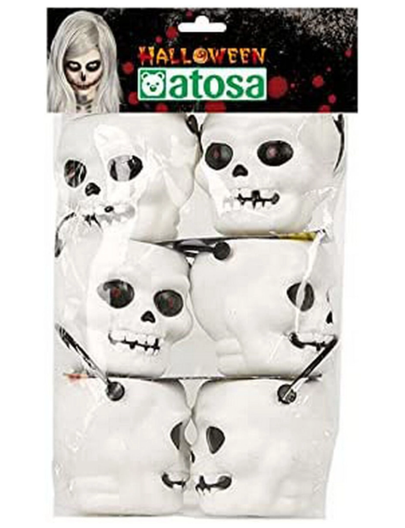 imagem de Decoração para Halloween 6 uds Ø 7 cm Caveira3