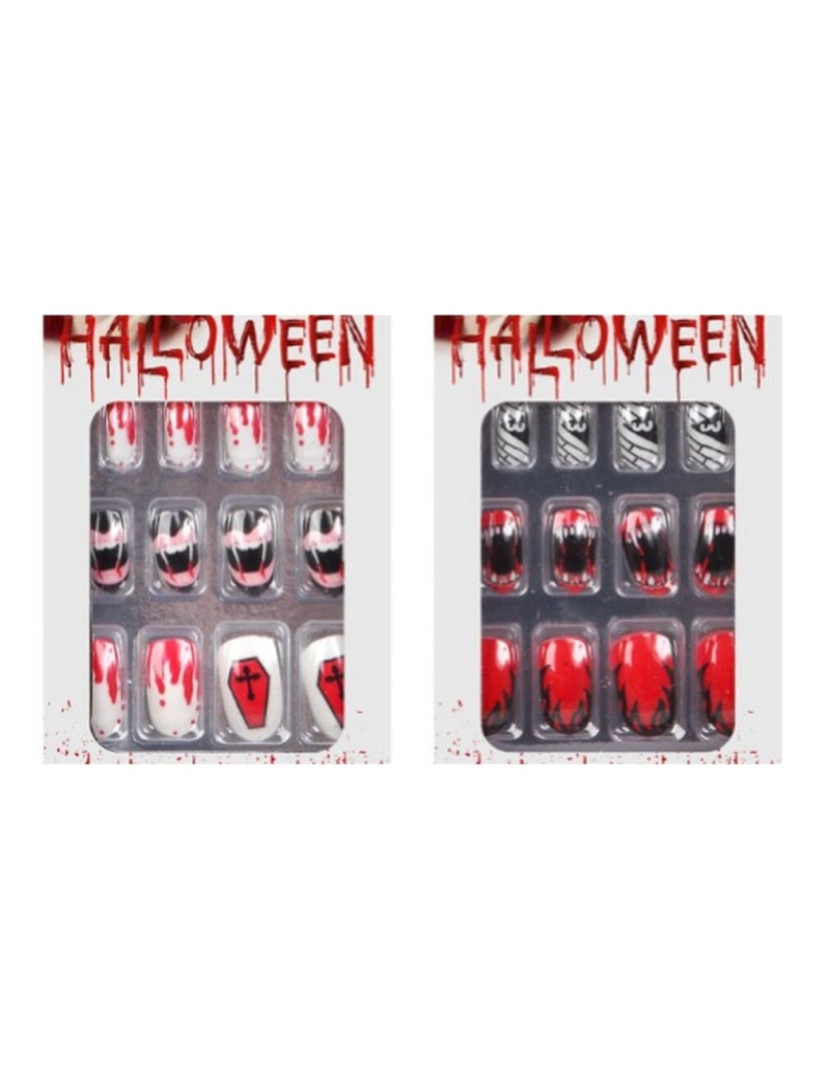 imagem de Unhas postiças Halloween1