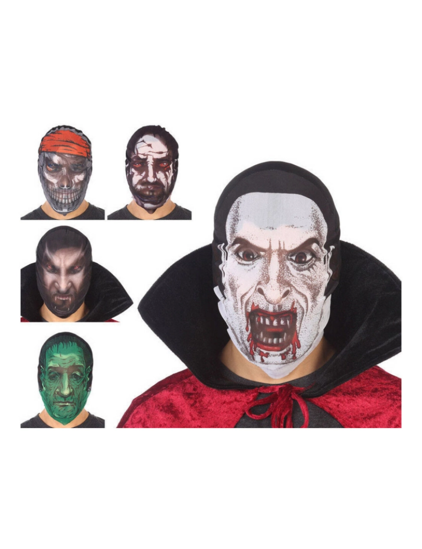 Bigbuy Carnival - Máscara Halloween Multicolor