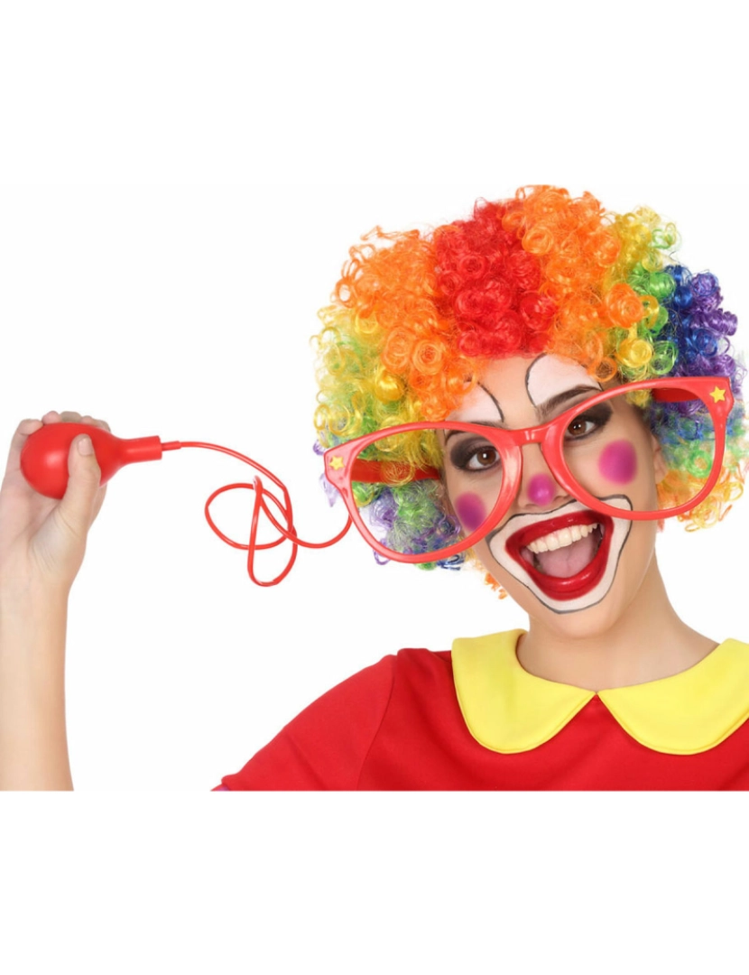 Bigbuy Carnival - Óculos Vermelho Circo