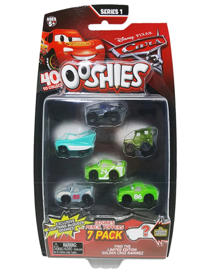 Bigbuy Kids - Carrinho de brincar Ooshiescars 7 Peças Conjunto