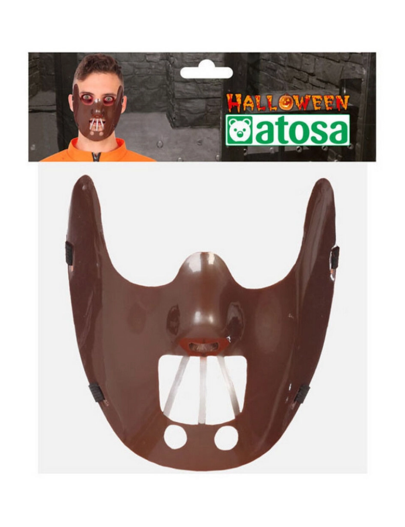 imagem de Máscara Lecter Halloween Castanho2