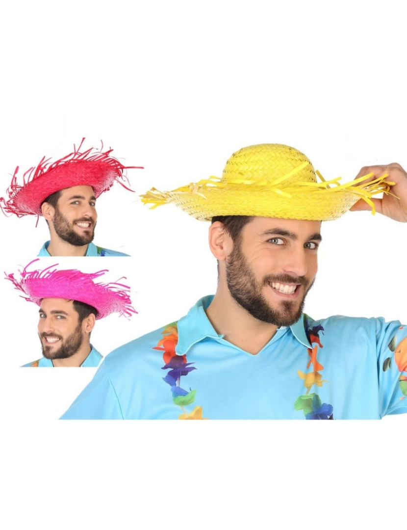 Bigbuy Fun - Chapéu de Palha Adultos