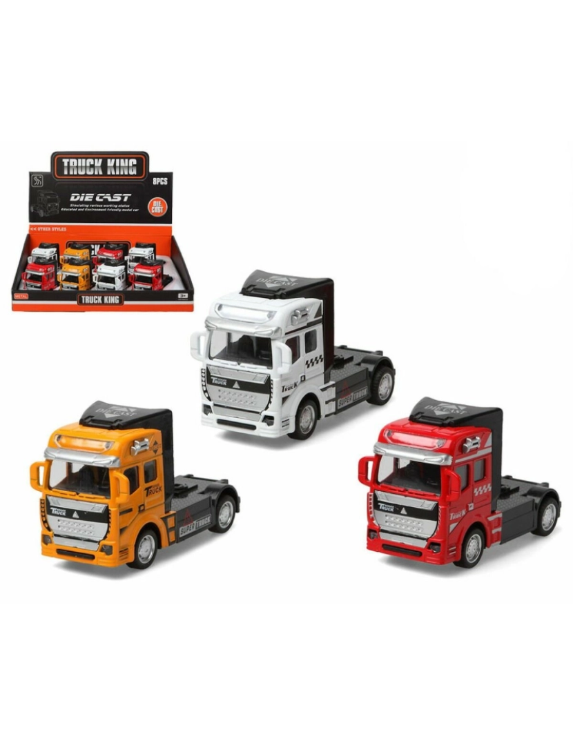 imagem de Camião Truck King Metal Multicolor 12 x 7 cm1