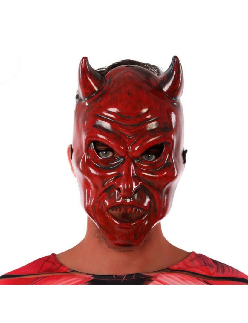 Bigbuy Carnival - Máscara Demónio PVC