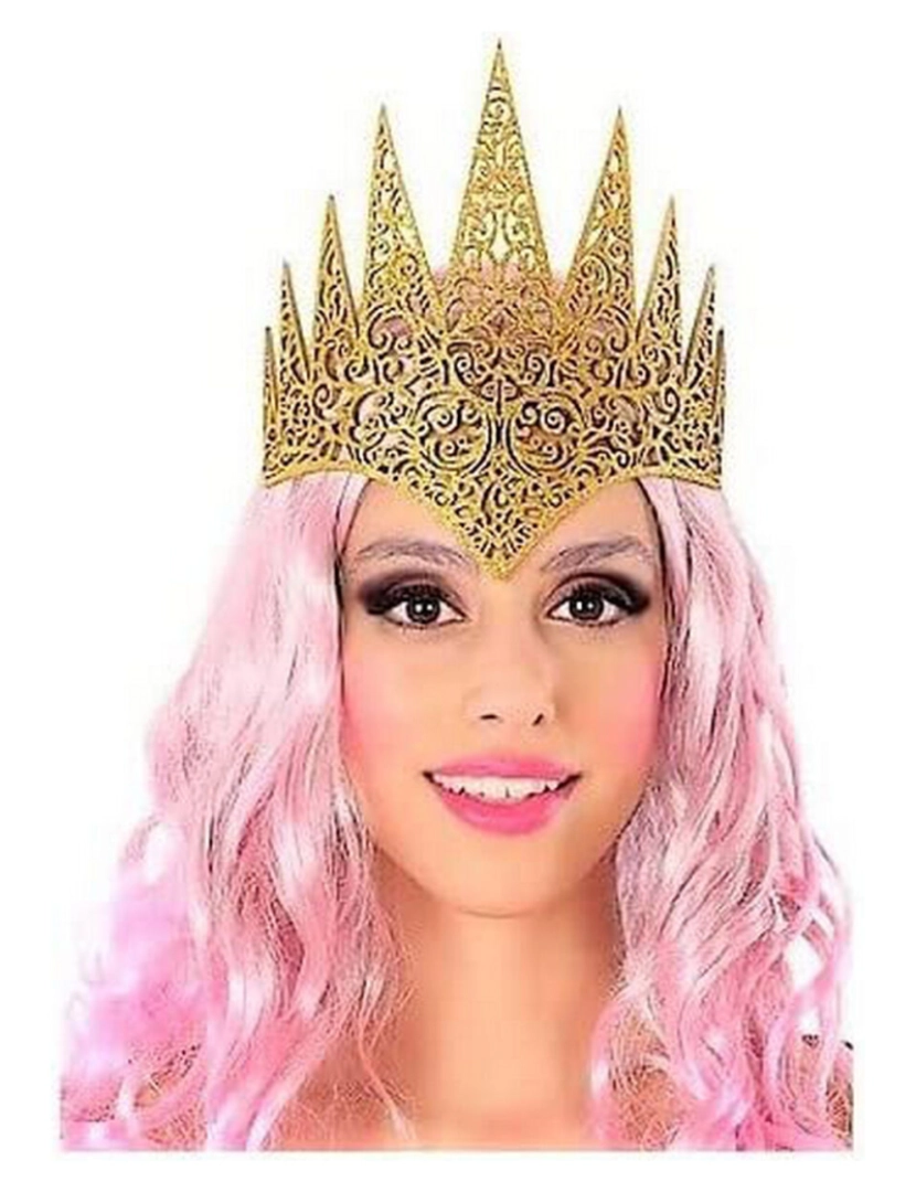 Bigbuy Carnival - Coroa Dourado Rainha