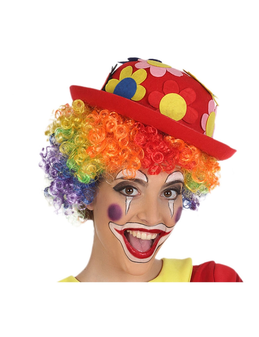 Bigbuy Carnival - Chapéu Palhaço Vermelho