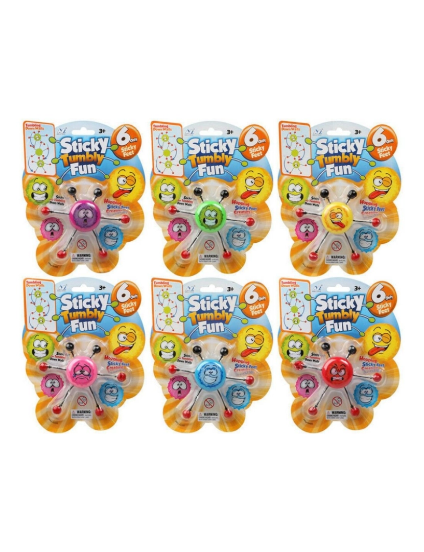 Bigbuy Kids - Figuras de Ação Sticky Tumbly Fun 21 x 16 cm