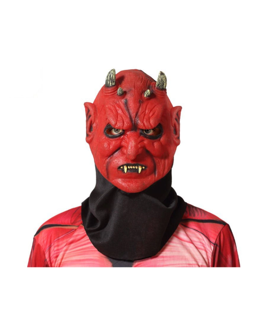 Bigbuy Carnival - Máscara Demónio Vermelho