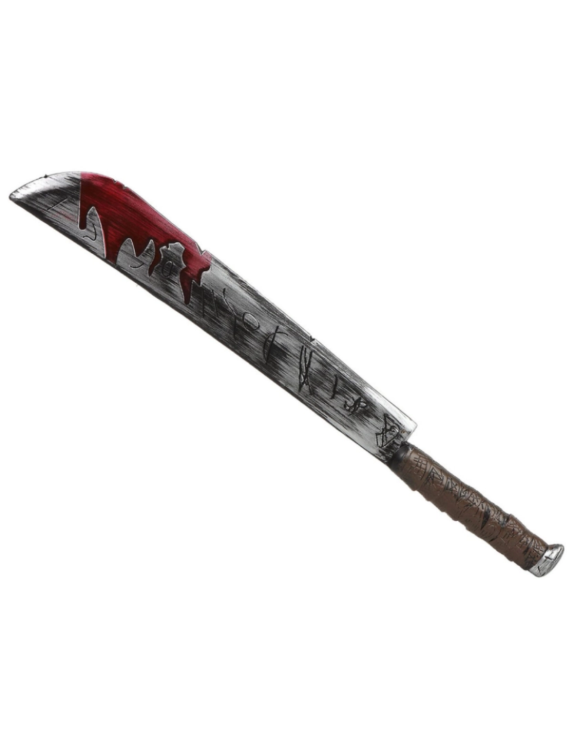 Bigbuy Party - Faca 74 cm Sangrento Halloween Multicolor