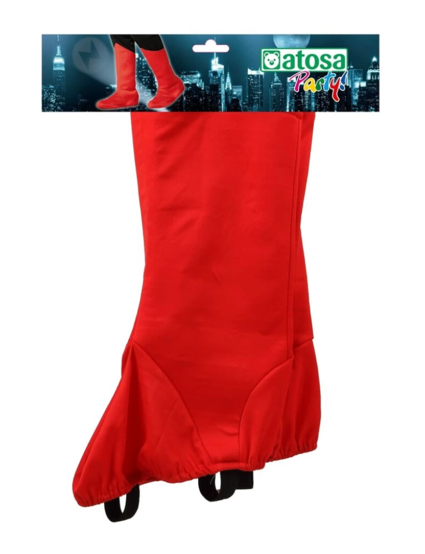 Bigbuy Carnival - Meias de Disfarce Superheroe Cobre-botas Multicolor