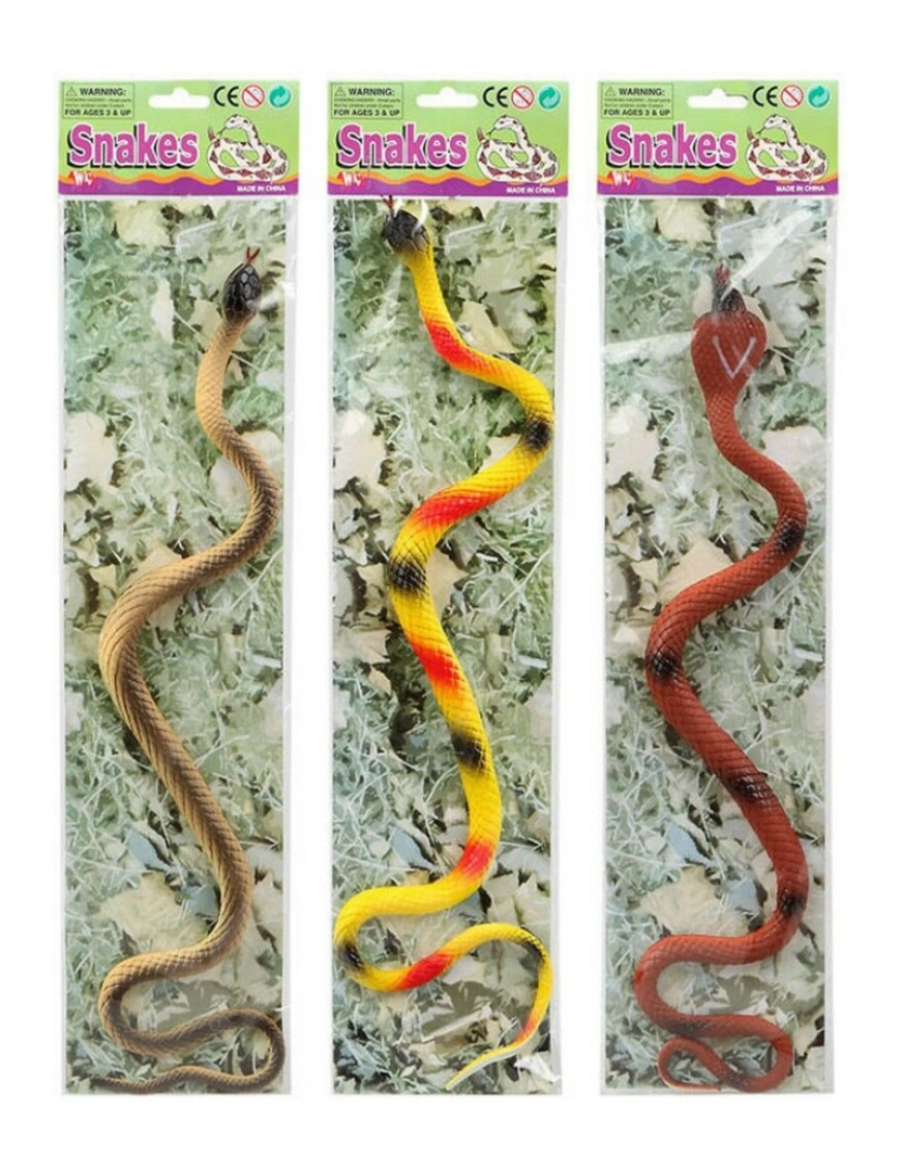 Bigbuy Kids - animais 59 x 2 cm Serpente Plástico