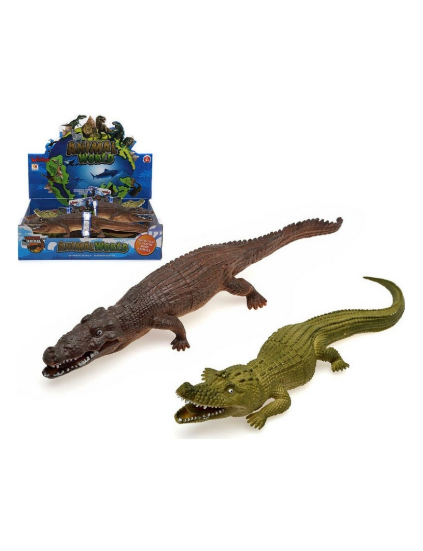Bigbuy Fun - Figuras Crocodilo 32 x 8 cm