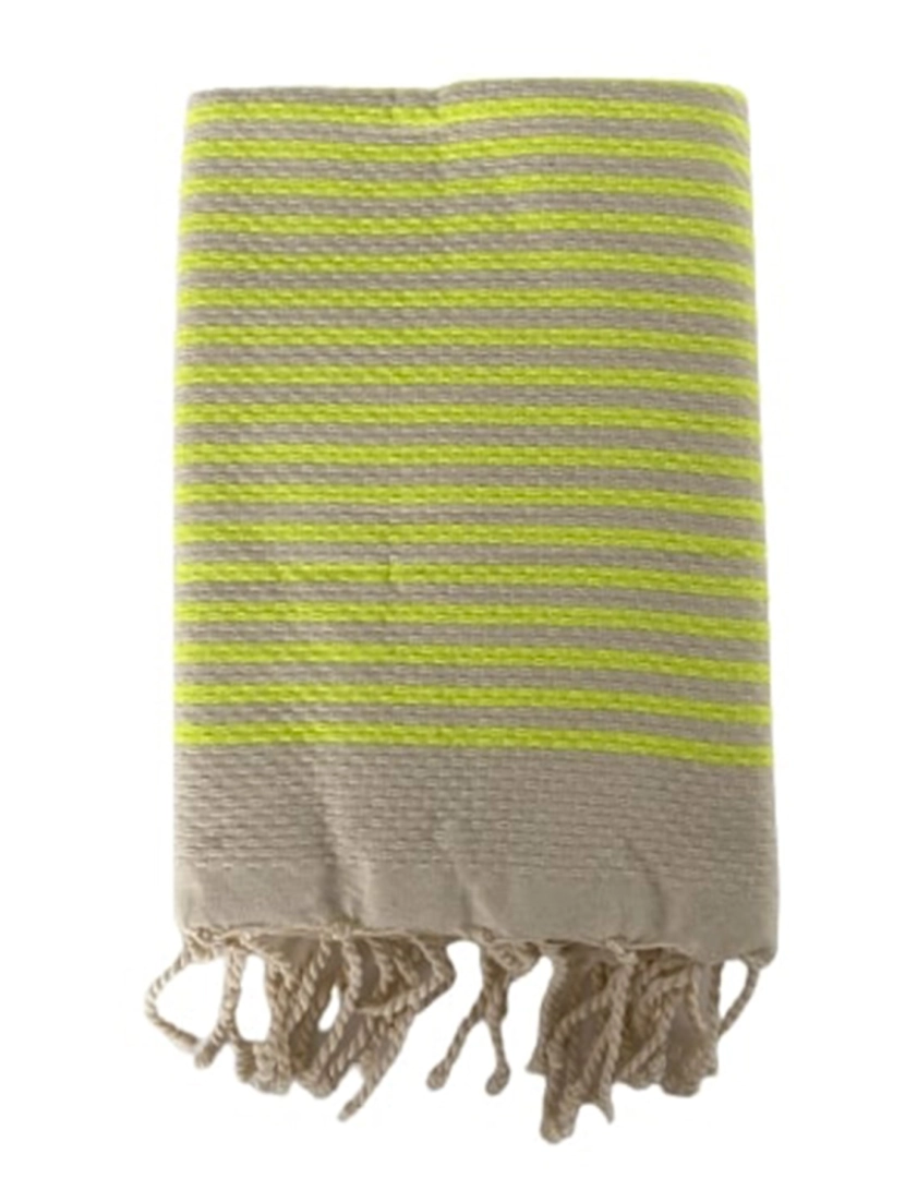 Le Comptoir De La Plage - Yadara Verde tradicional 200x200 190g/m² Fouta