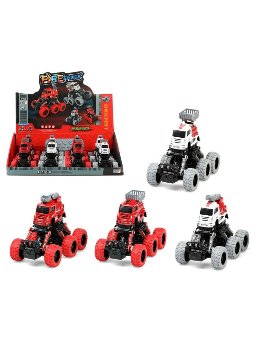 Bigbuy Fun - Camião Firetruck 16 x 11 cm