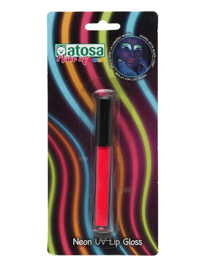 imagem de Batom Glow In The Dark Cor de Rosa Multicolor Plástico1
