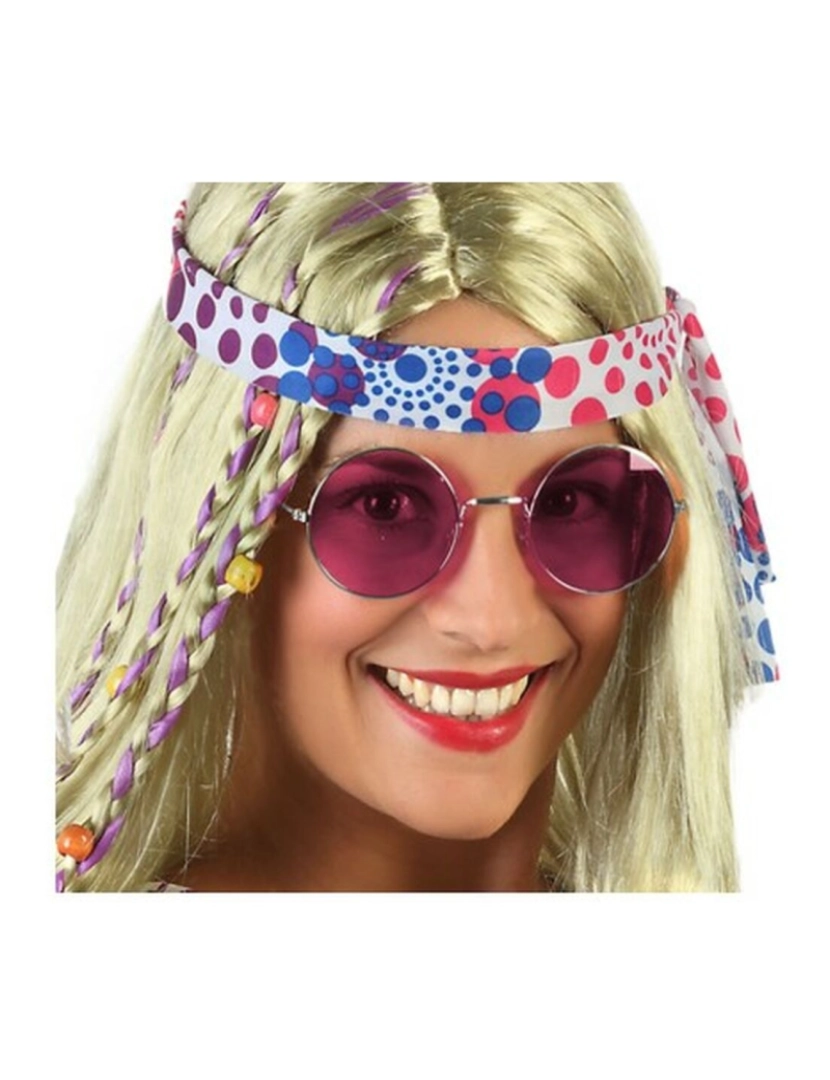 imagem de Óculos Hippie Cor de Rosa1