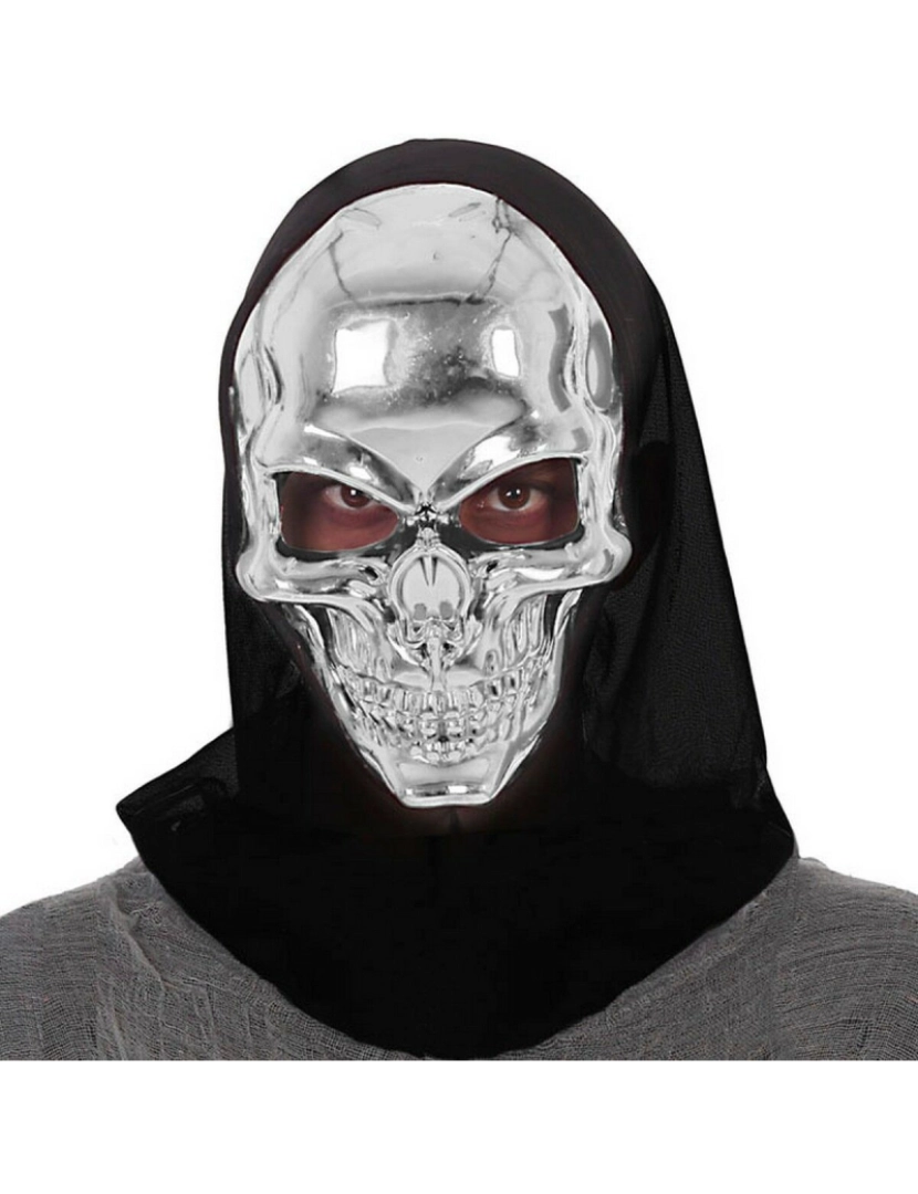imagem de Máscara Esqueleto Prateado1