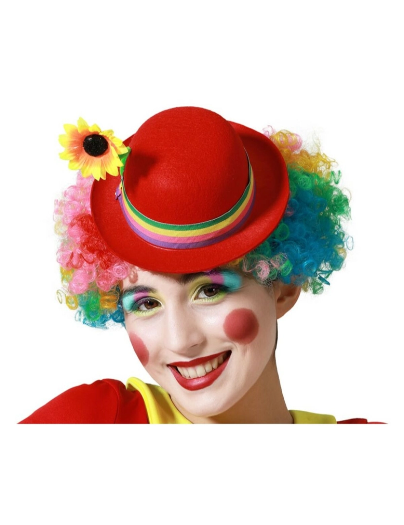 Bigbuy Carnival - Chapéu Palhaço Vermelho
