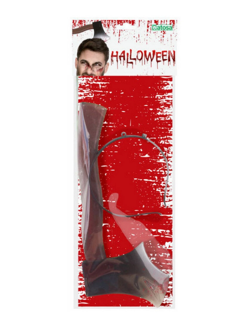 imagem de Diadema Machado Castanho Vermelho Halloween Terror2