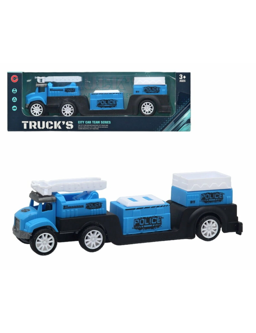 Bigbuy Fun - Camião Azul 22 x 7 cm
